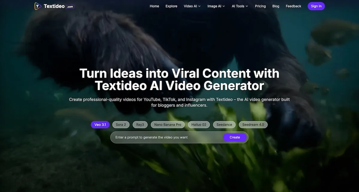 AI Video Generator for Content Creators & Influencers