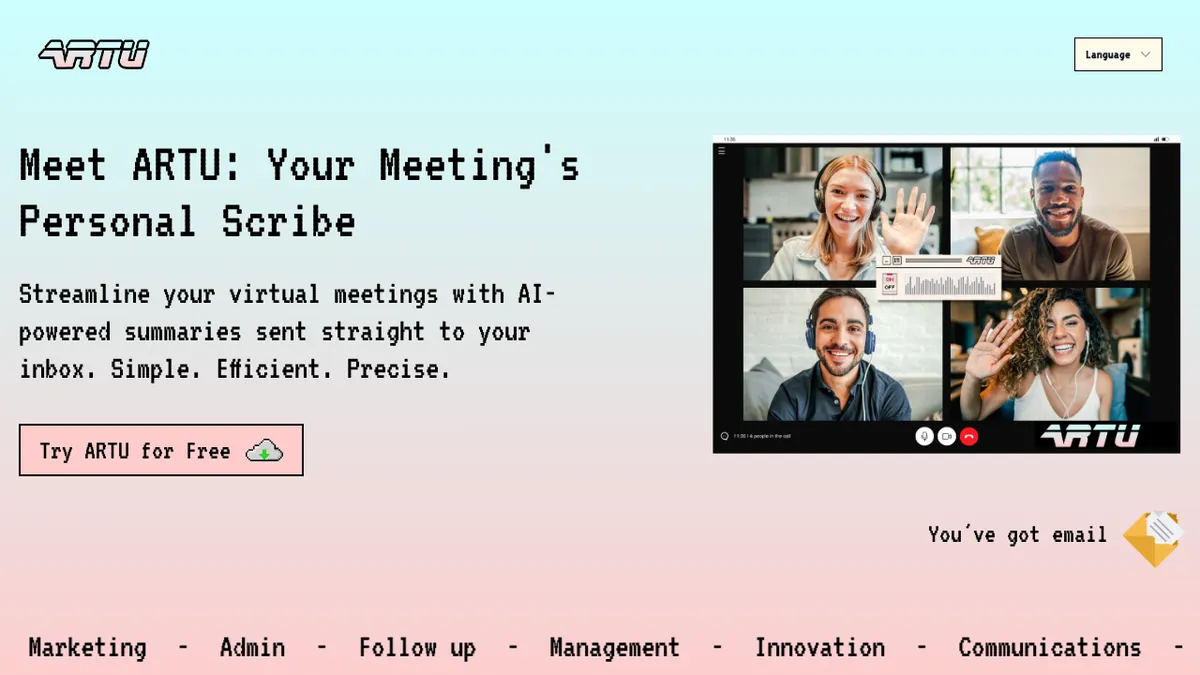 ARTU - AI Copilot for Organizing Your Creative Chaos