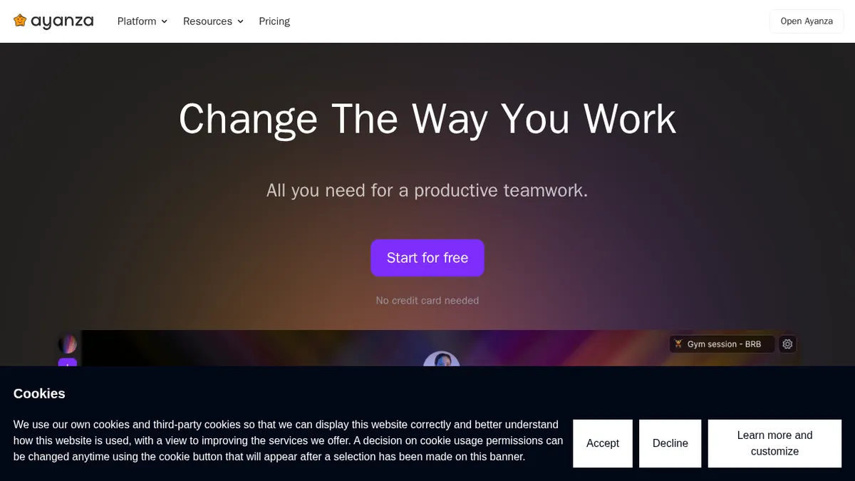 Ayanza - AI-Powered Project Management & Team Collaborati…