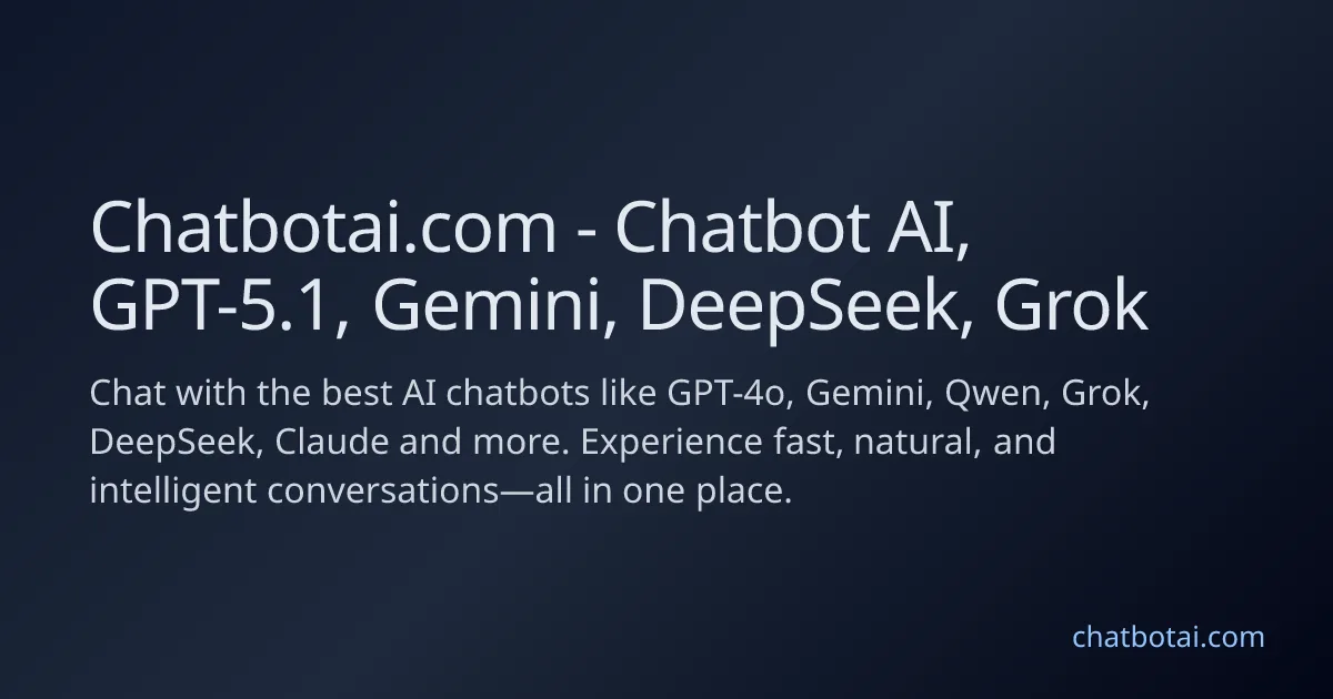 Chatbotai.com - Chatbot AI, GPT