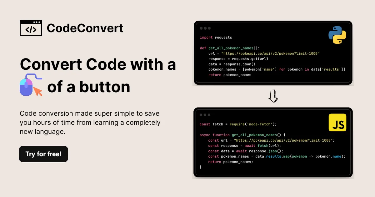 CodeConvert AI