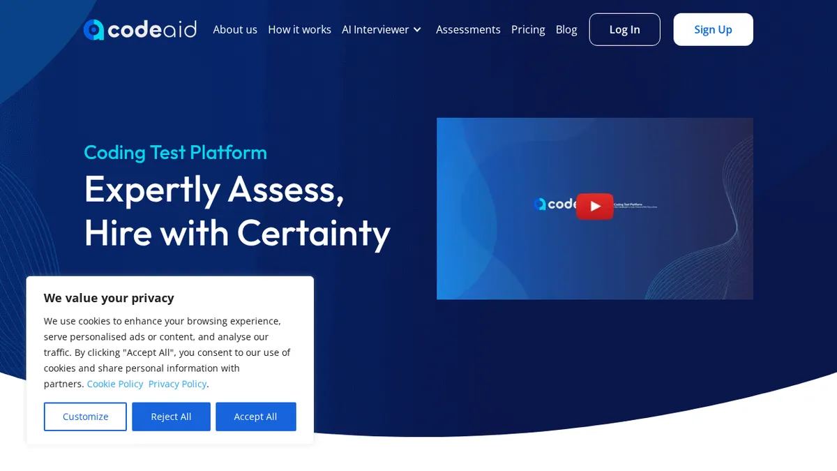 Coding Tests and Assessment Platform