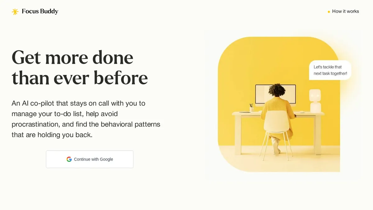 Focus Buddy - Boost Productivity with AI