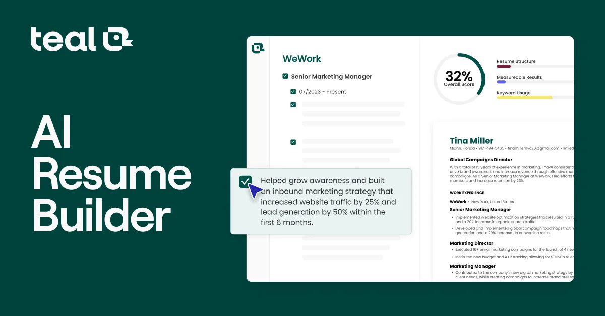 Free AI Resume Builder screenshot