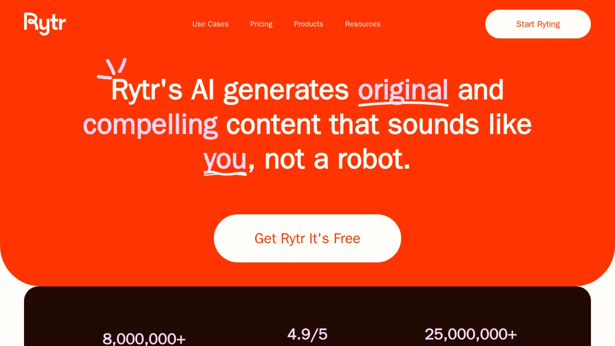 Free AI Writer, Content Generator & Writing Assistant