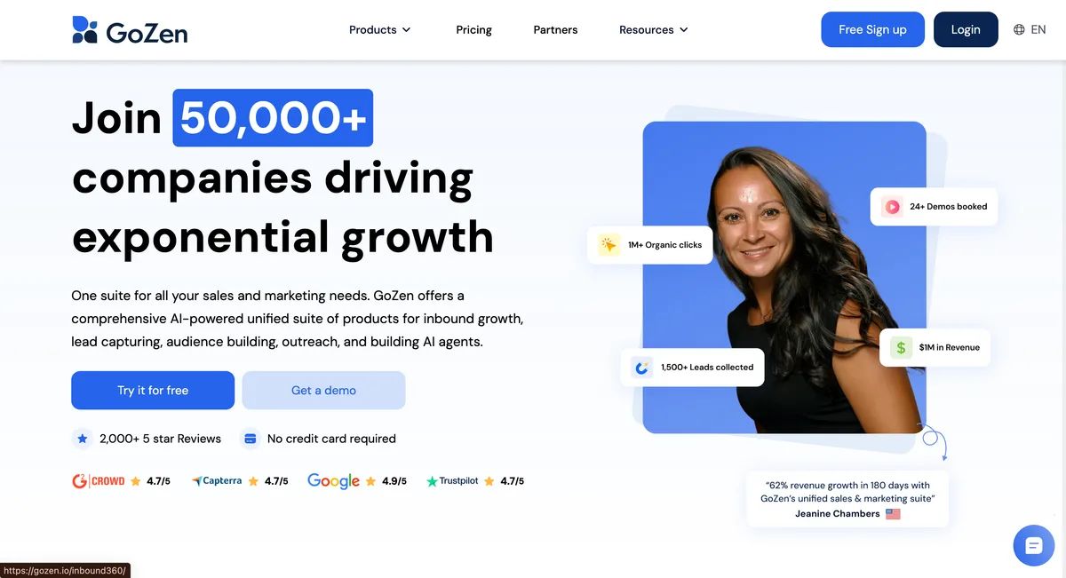 GoZen—A unified suite for marketing, sales, and customer …