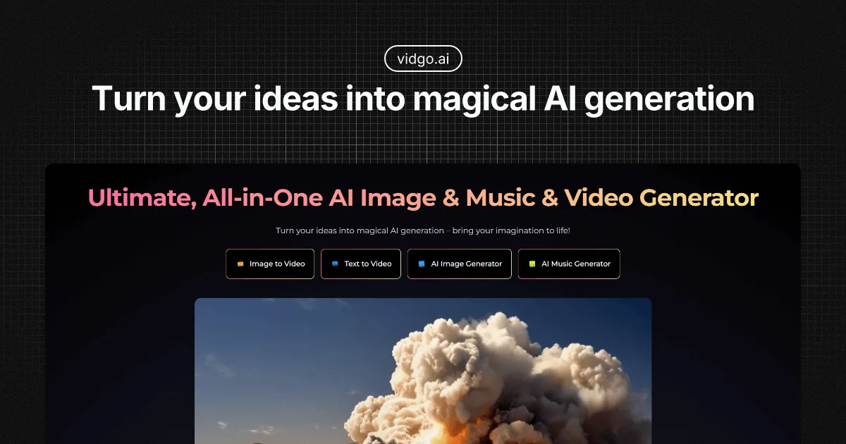 Image to Video AI Generator: Turn Photos to Videos for Free screenshot