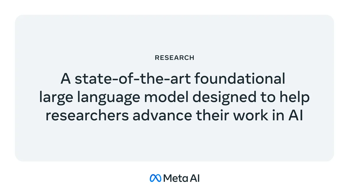 Introducing LLaMA: A foundational, 65