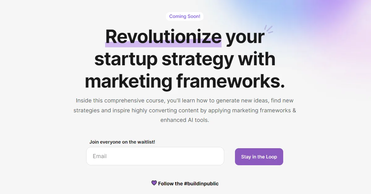 Marketing Frameworks | AI Marketing Ideas, Strategy & Con…