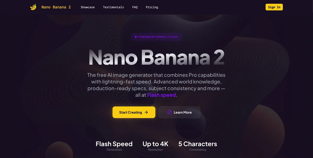 Nano Banana 2 - Free AI Image Generator & Editor