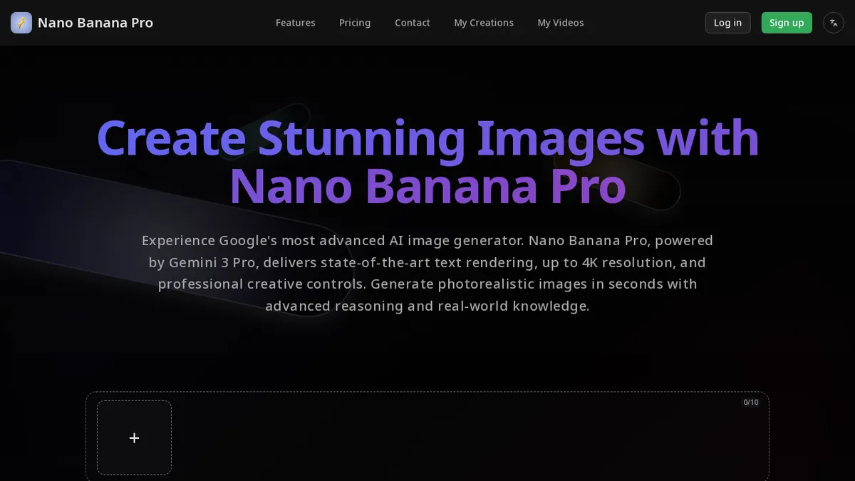 Nano Banana Pro - AI Image Generator