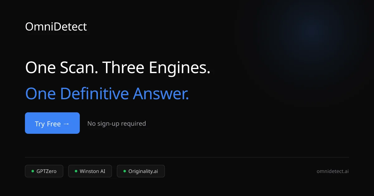 OmniDetect — AI Detector