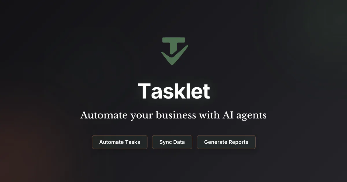 Tasklet