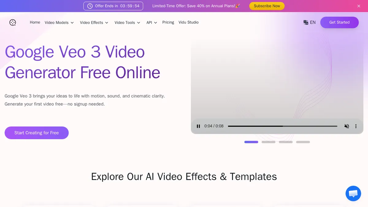 Try Veo 3 Free – Google’s Veo 3 AI Video Generator with A…