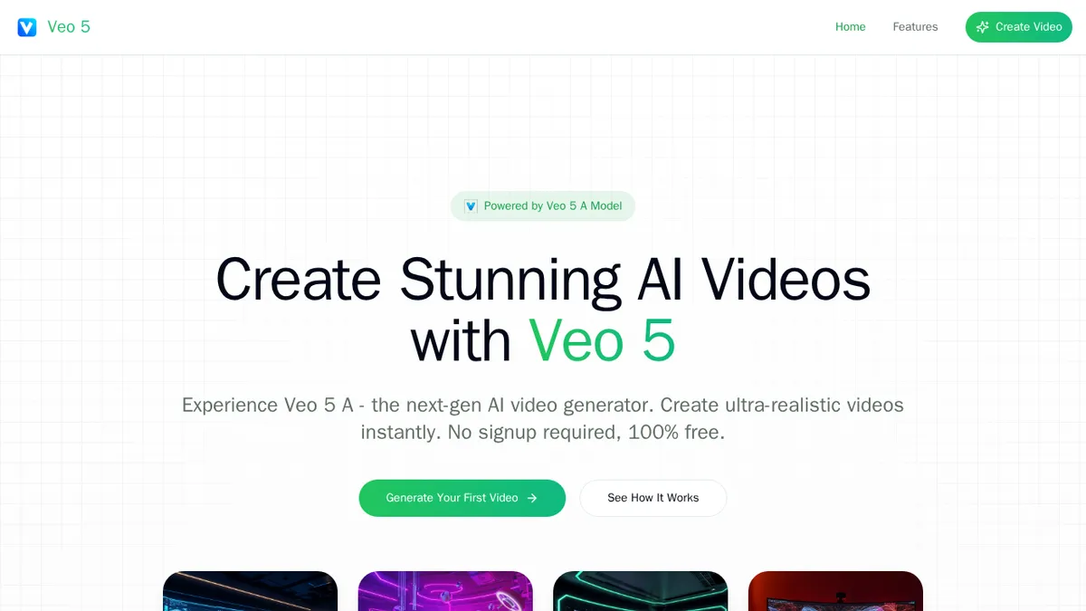 Veo 5 AI Video Generator