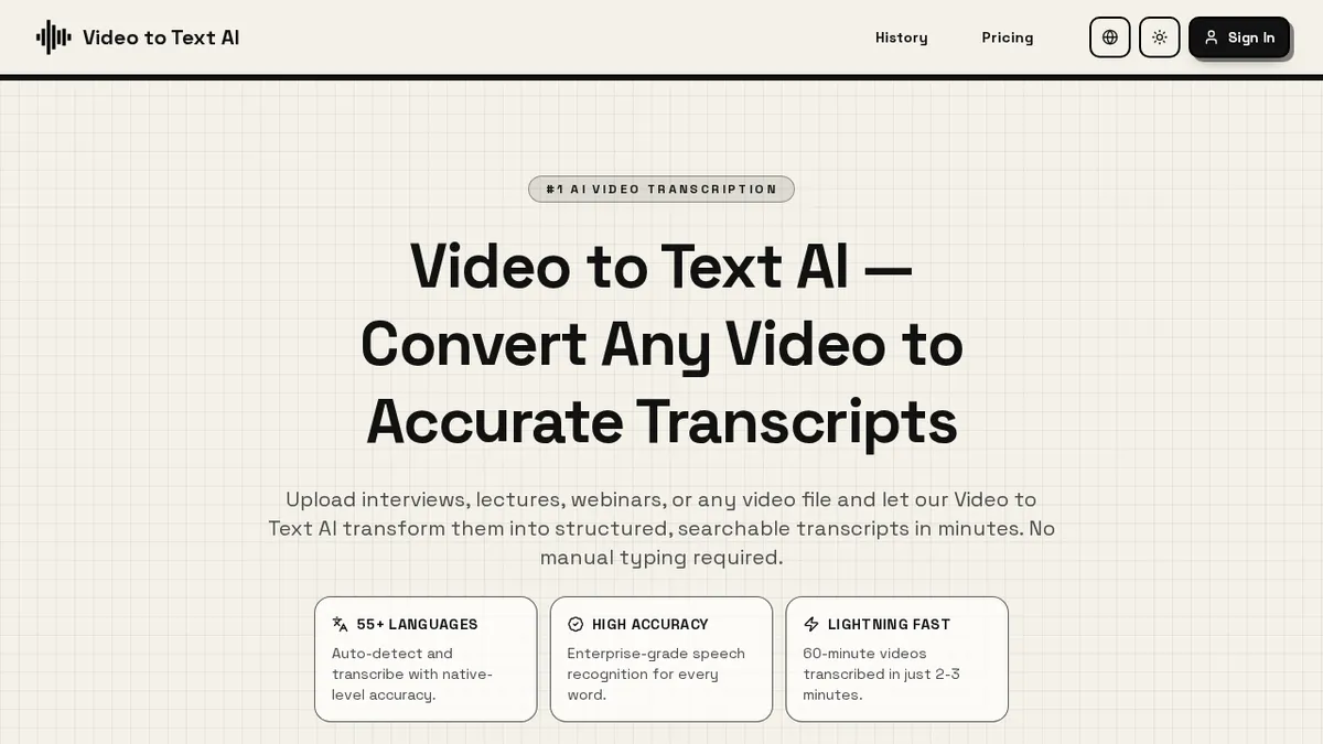 Video to Text AI – Fast & Accurate Video Transcription On…
